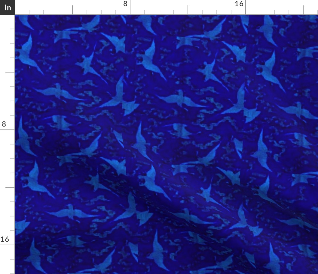 Chinese_Fabric_Birds_Dark_Blue