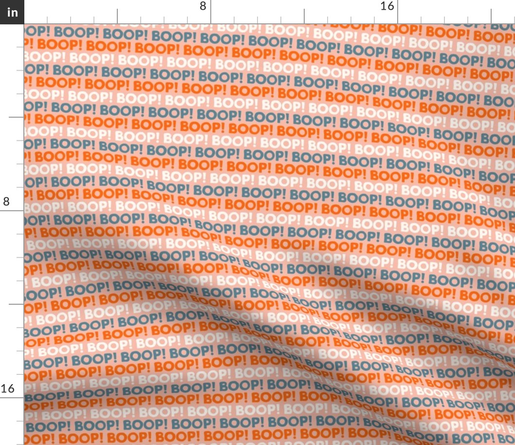 Boop! - pink orange teal - LAD22