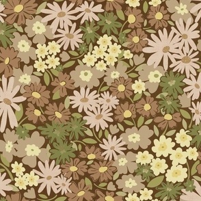 Wildflower Meadow - Sage & Tan