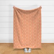 Boheme - Bohemian Geometric Orange Peach White Large Scale