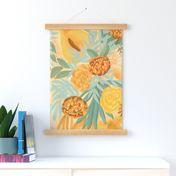 Tropical boho flowers