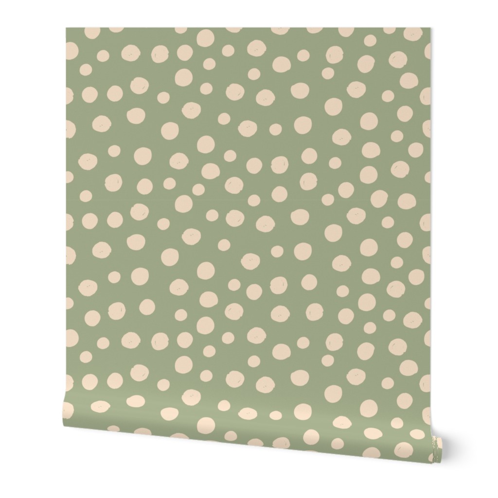 Polka Dots Green