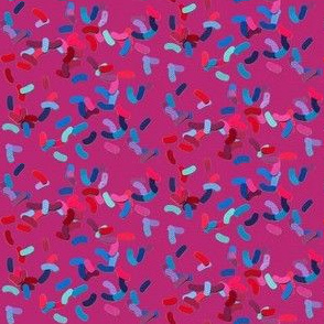paper sprinkles - pink