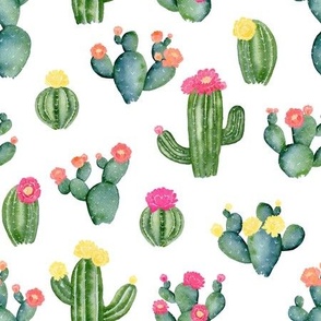 Flowering Cacti - Angelina Maria Designs