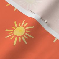 Summer Sunshine on Orange  - Angelina Maria Designs