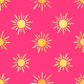 Summer Sunshine on Pink - Angelina Maria Designs