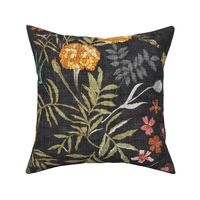 Marigold Love (charcoal/orange) JUMBO