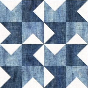 Cheater Quilt 6 Denim MEDIUM 