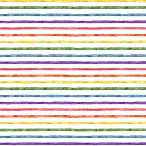 Watercolor Rainbow Stripe - Angelina Maria Designs
