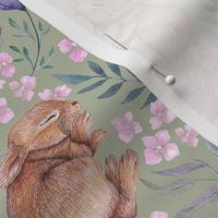 baby bunnies pattern-small scale