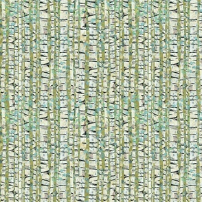 Birch Trees Green - Medium