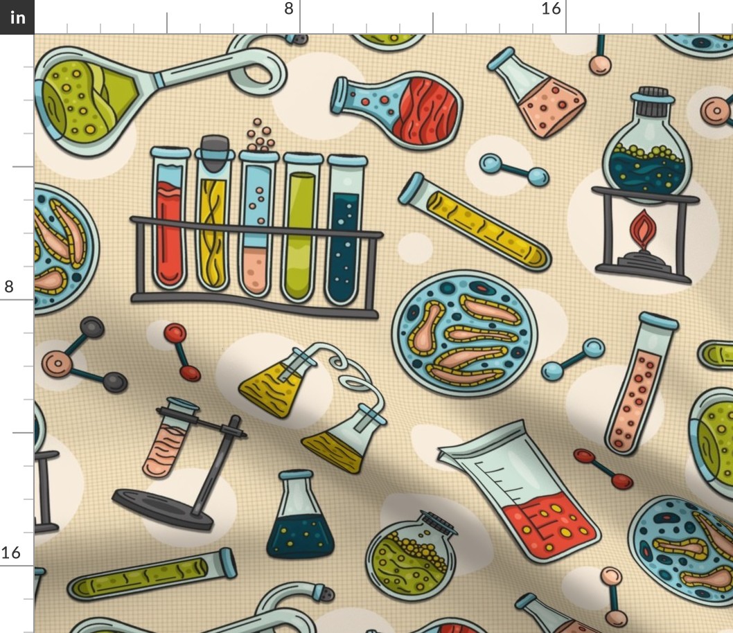 Geek Chemistry Set Colorful Design / Large Scale