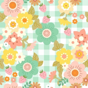 floral picnic-mint