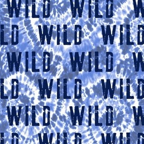 WILD - blue tie dye - LAD22