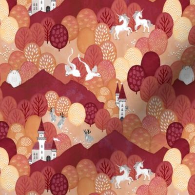 Enchanted forest repeat autumn extra small