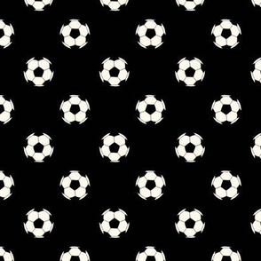 soccer ball - simple coordinate - black