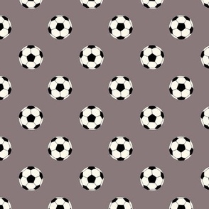 soccer ball - simple coordinate - grey