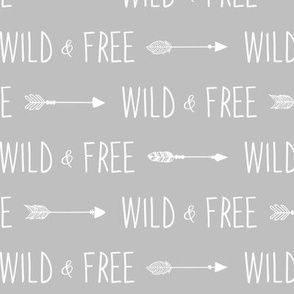Wild and Free (gray)