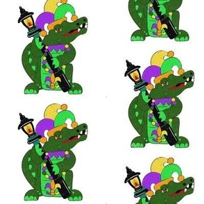 Mardi Gras Alligator 
