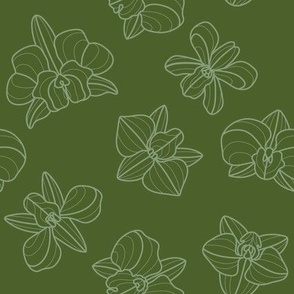Two-Tone Orchid Green