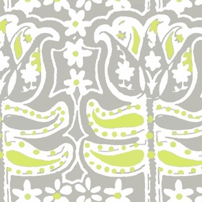 sunflower paisley Citron Sand