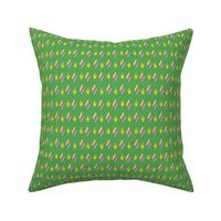 Childrens_novelty_stripes_shapes_with_ducks_patterns_green_stock