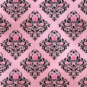 pink art deco rose