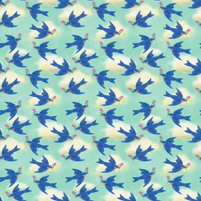 Bluebird Flock
