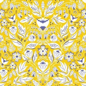 Floral No 22322, Yellow