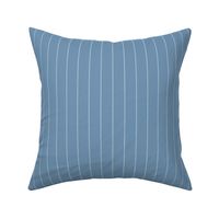 Deep Sky Blue Pinstripe