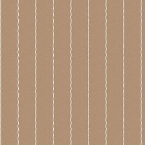 Paper Bag Brown Pinstripe