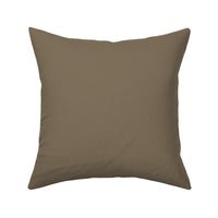 Solid Color Medium Taupe Brown