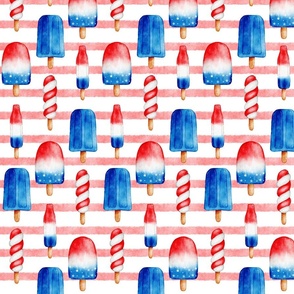 Independence Pops//Red Stripe - Med