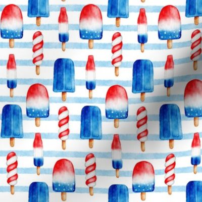 Independence Pops//Blue Stripe - Small