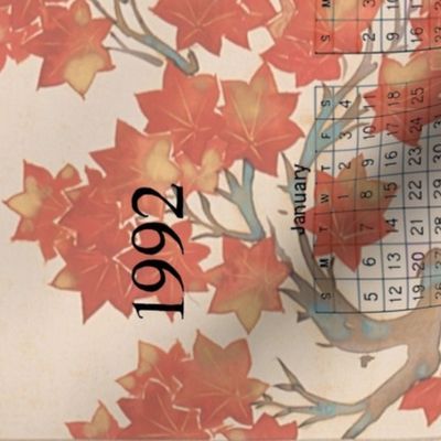 1992 Calendar - Momiji