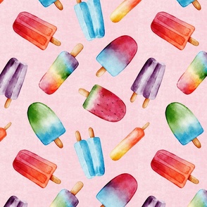 Rainbow Pops Toss//Pink - Large