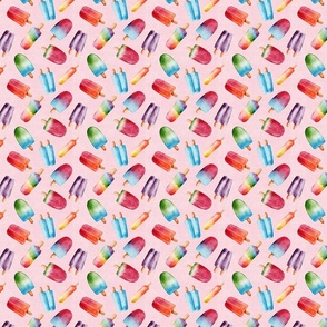 Rainbow Pops Toss//Pink - Small