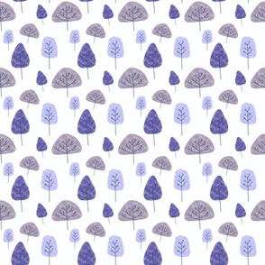 Misty Woods - Purple