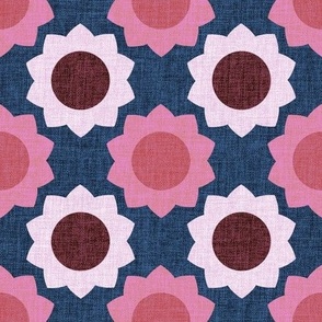 Marsha floral Blueberry LARGE