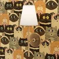 Cute Cat Stack Pattern - Large Scale - CuCSP