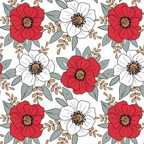 Red and White floral (small)