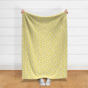 Boho Sunshine Floral yellow Large scale by Pippa Shaw