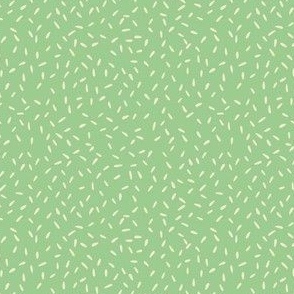 blender prints dotty cream on green -01