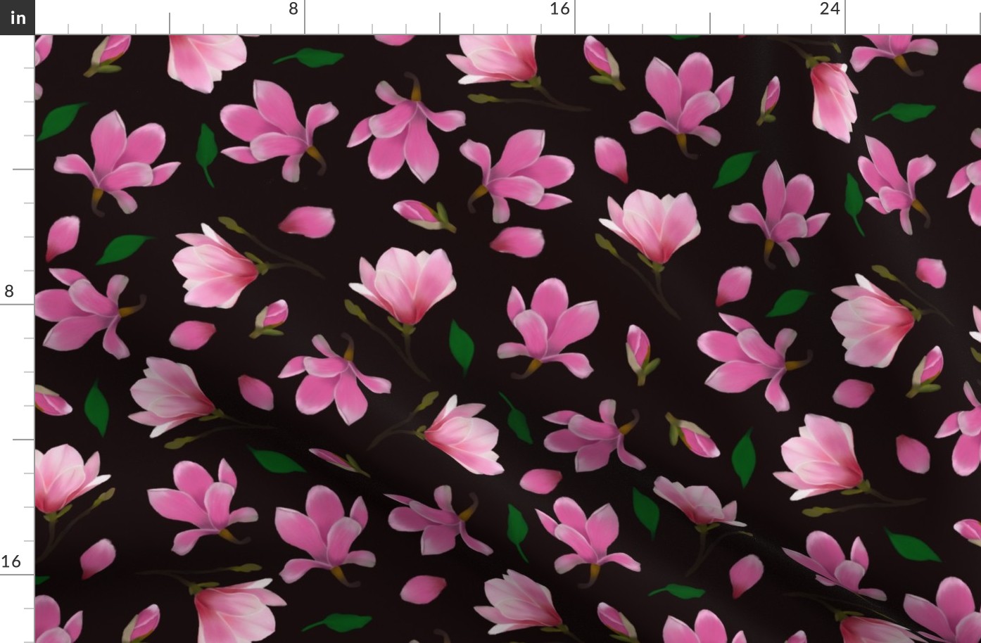 Magnolias_black_Background_