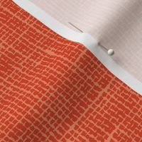 Linen Textured Solid - Catalina Red Orange