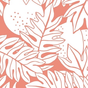 Breadfruit-Ulu line drawing-coral coordinate