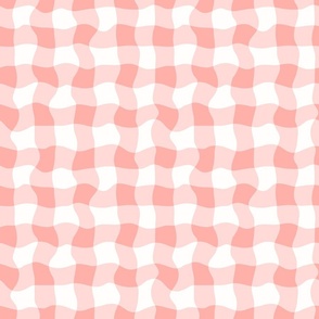 Warped Gingham Check - Pink