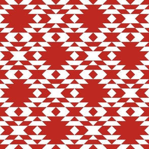 Aztec Kilim red