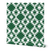 Aztec Kilim green