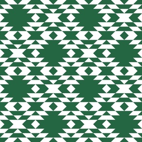 Aztec Kilim green